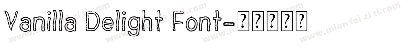 Vanilla Delight Font字体转换
